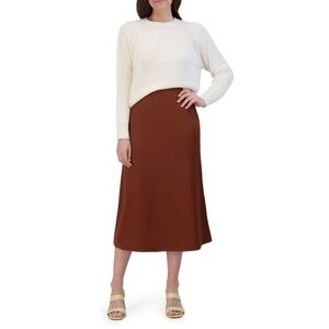 NWT French Connection Satin Midi Skirt